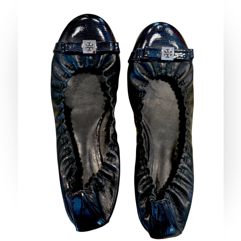 Tory Burch Eddie Ballet Flats with Bow size 8M